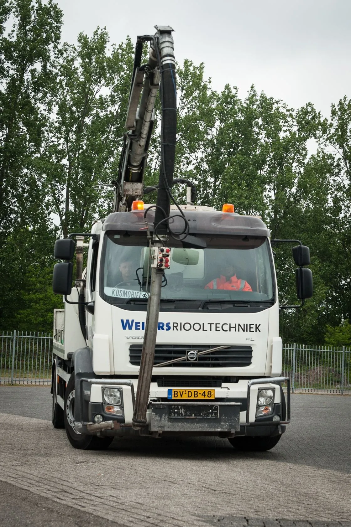 Rioolwerkzaamheden op straat