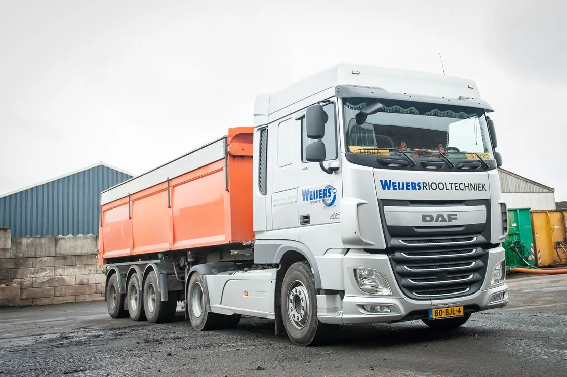 Wagenpark bij het depot